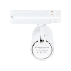 Proyector LED para carril trifásico - Potencia ajustable + ZOOM: 25W/30W/35W - CCT