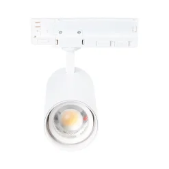 Proyector LED para carril trifásico - Potencia ajustable + ZOOM: 25W/30W/35W - CCT