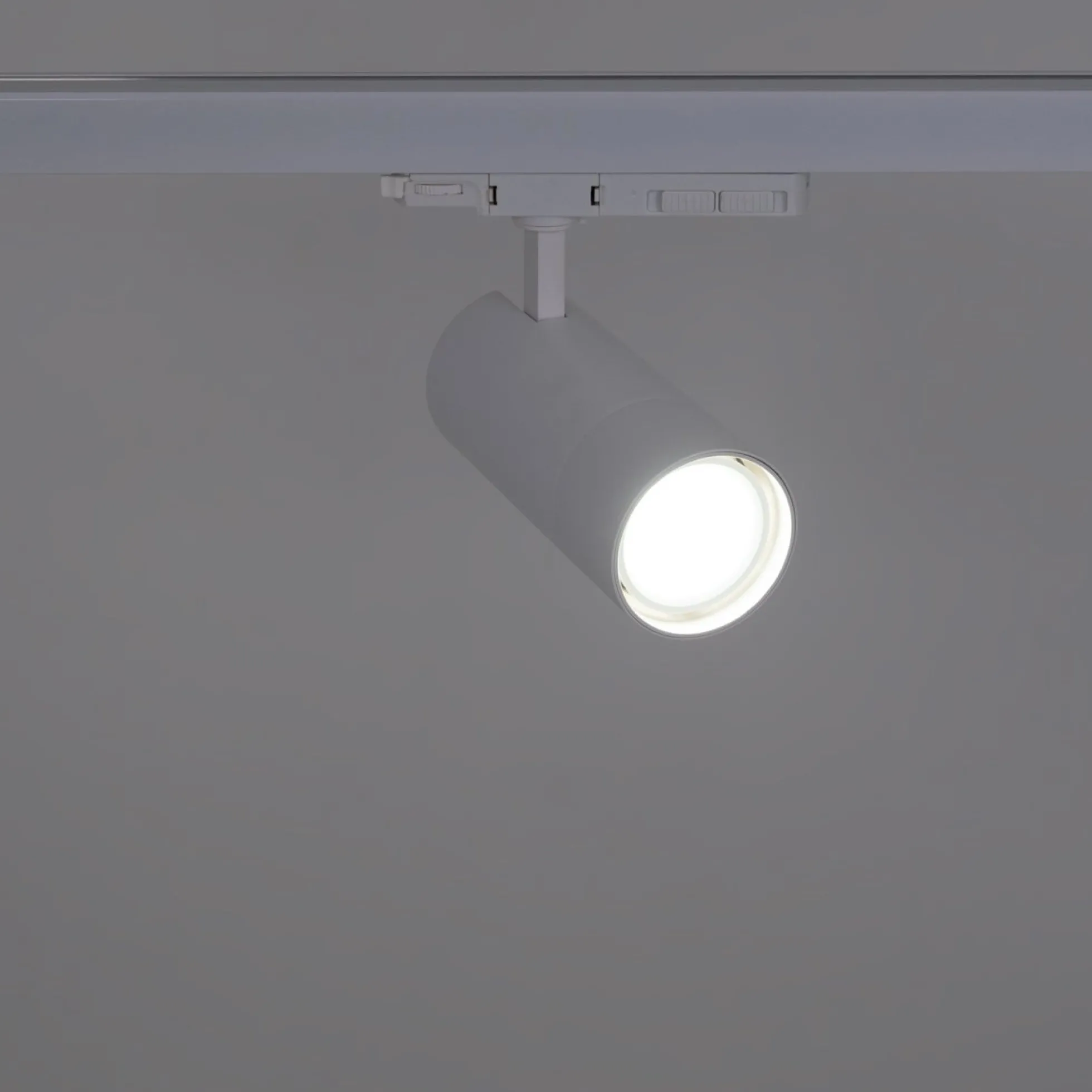 Proyector LED para carril trifásico - Potencia ajustable + ZOOM: 25W/30W/35W - CCT