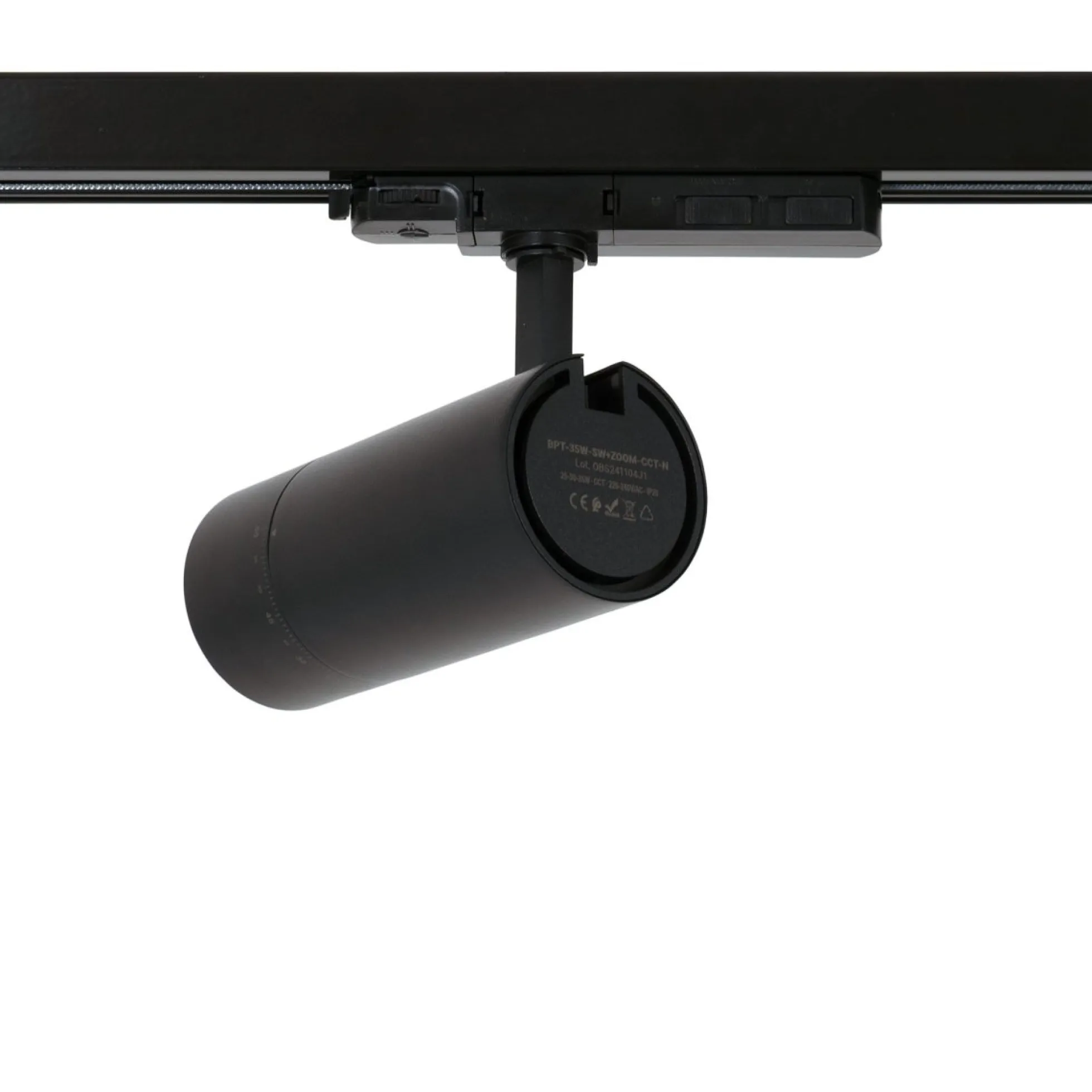 Proyector LED para carril trifásico - Potencia ajustable + ZOOM: 25W/30W/35W - CCT