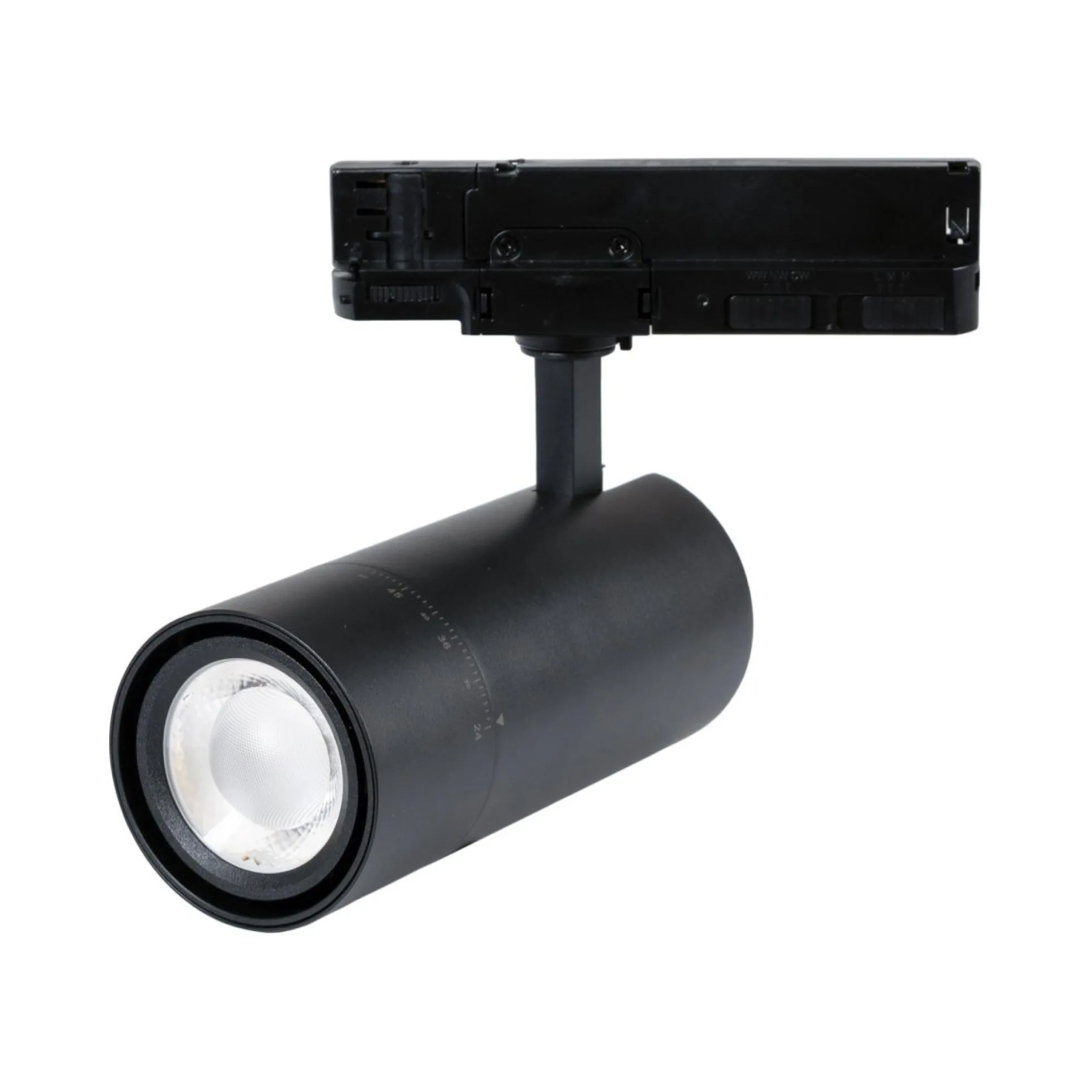 Proyector LED para carril trifásico - Potencia ajustable + ZOOM: 25W/30W/35W - CCT