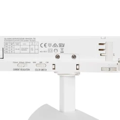 Proyector LED para carril trifásico - Potencia ajustable: 30W/ 34W/ 38W - CCT - CRI 90