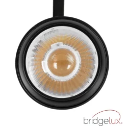 Proyector LED para carril trifásico - Potencia ajustable: 30W/ 34W/ 38W - CCT - CRI 90