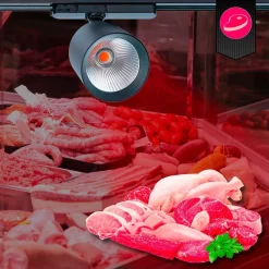 Proyector LED para carril trifásico 40W - Carnicerías - Driver Philips Xitanium