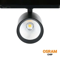 Proyector LED para carril trifásico 36W - DALI - CCT - CRI90 - Chip OSRAM