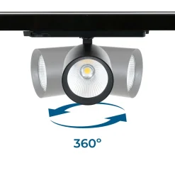 Proyector LED para carril trifásico 36W - DALI - CCT - CRI90 - Chip OSRAM