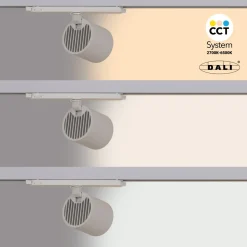 Proyector LED para carril trifásico 36W - DALI - CCT - CRI90 - Chip OSRAM