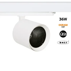 Proyector LED para carril trifásico 36W - DALI - CCT - CRI90 - Chip OSRAM