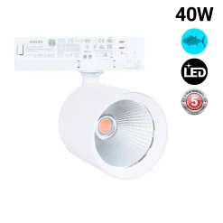 Proyector LED para carril trifásico 40W - Pescados y Mariscos - Driver Philips Xitanium