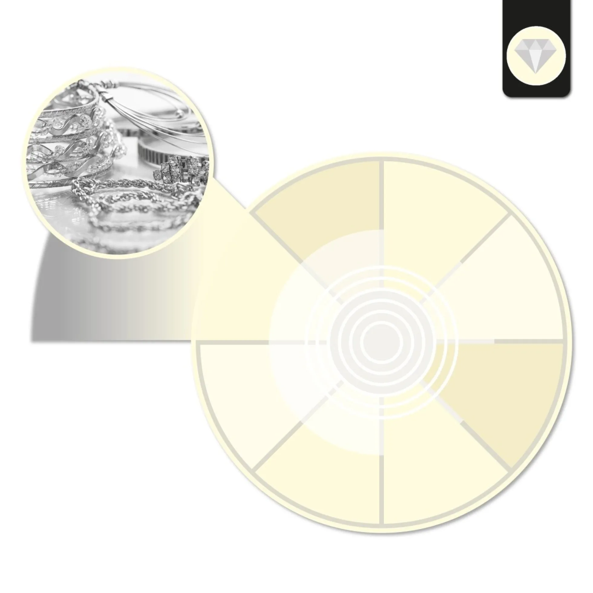 Proyector LED para carril trifásico - 40W - Joyerías - Driver Philips Xitanium