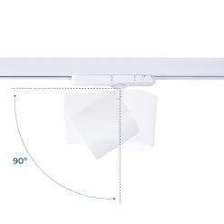 Proyector LED para carril trifásico 4000K - 40W - CRI 95 - Driver Philips Xitanium