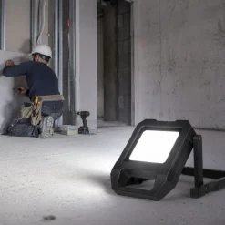 Proyector LED portátil de trabajo con batería - USB+USBC - 20W - 6500K - IP54
