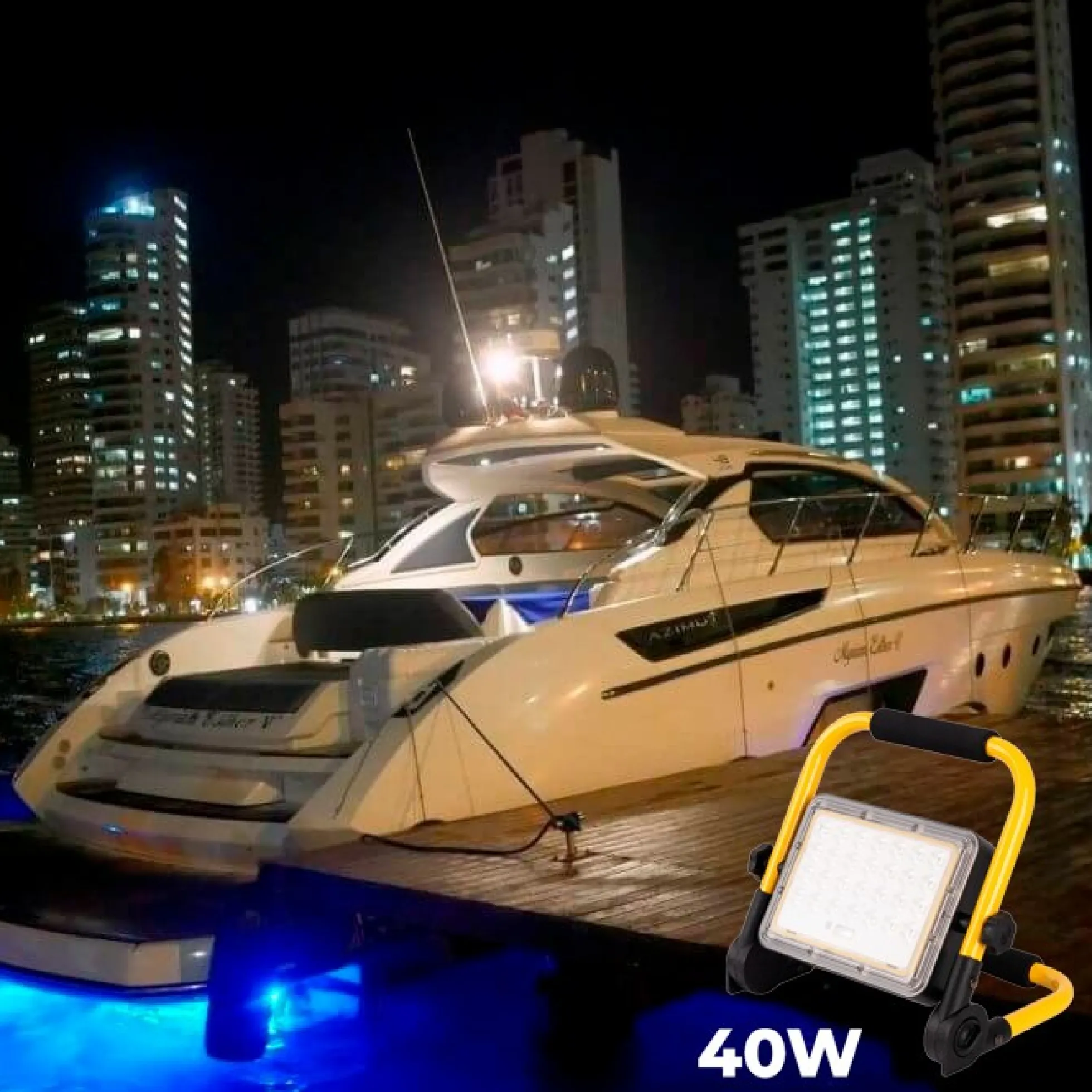Proyector LED portátil de trabajo 40W - IP65 - 6000K