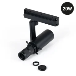 Proyector shapeable para carril monofásico - 20W - 20º-35