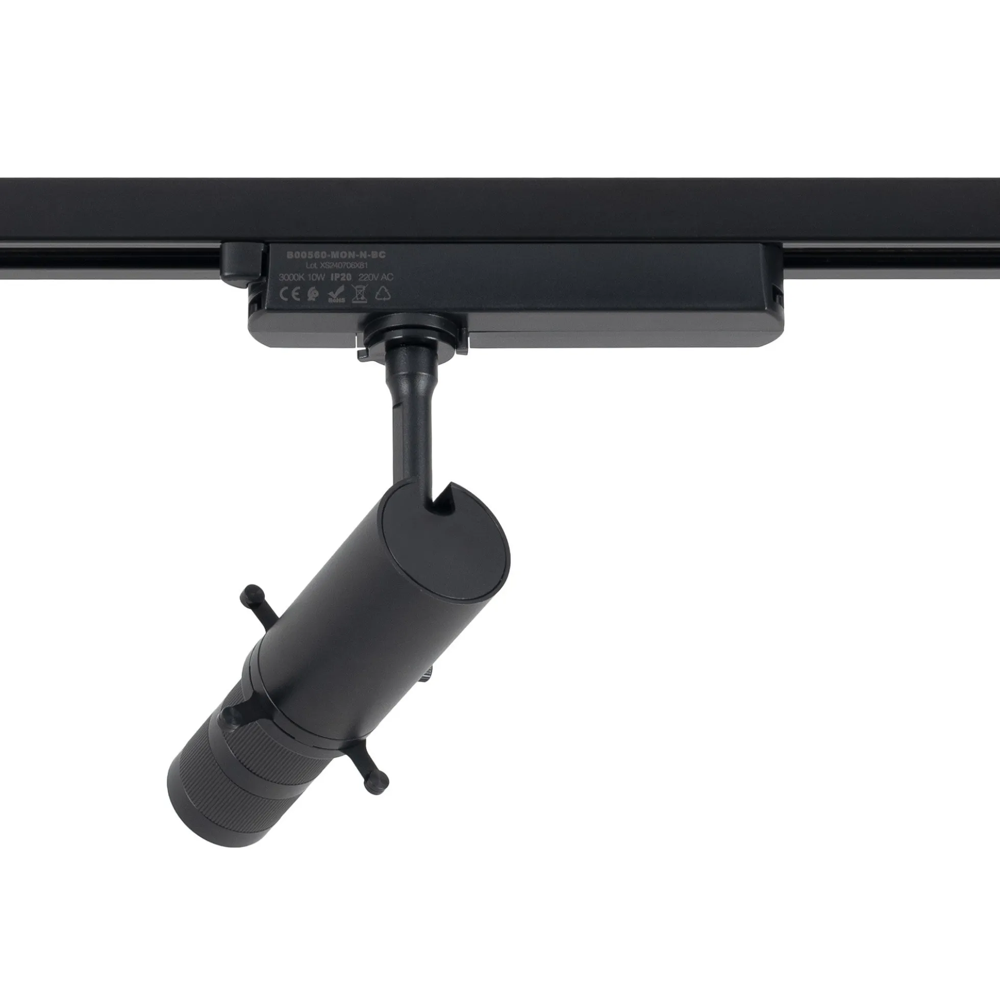 Proyector shapeable para carril monofásico - 10W - 20º-35