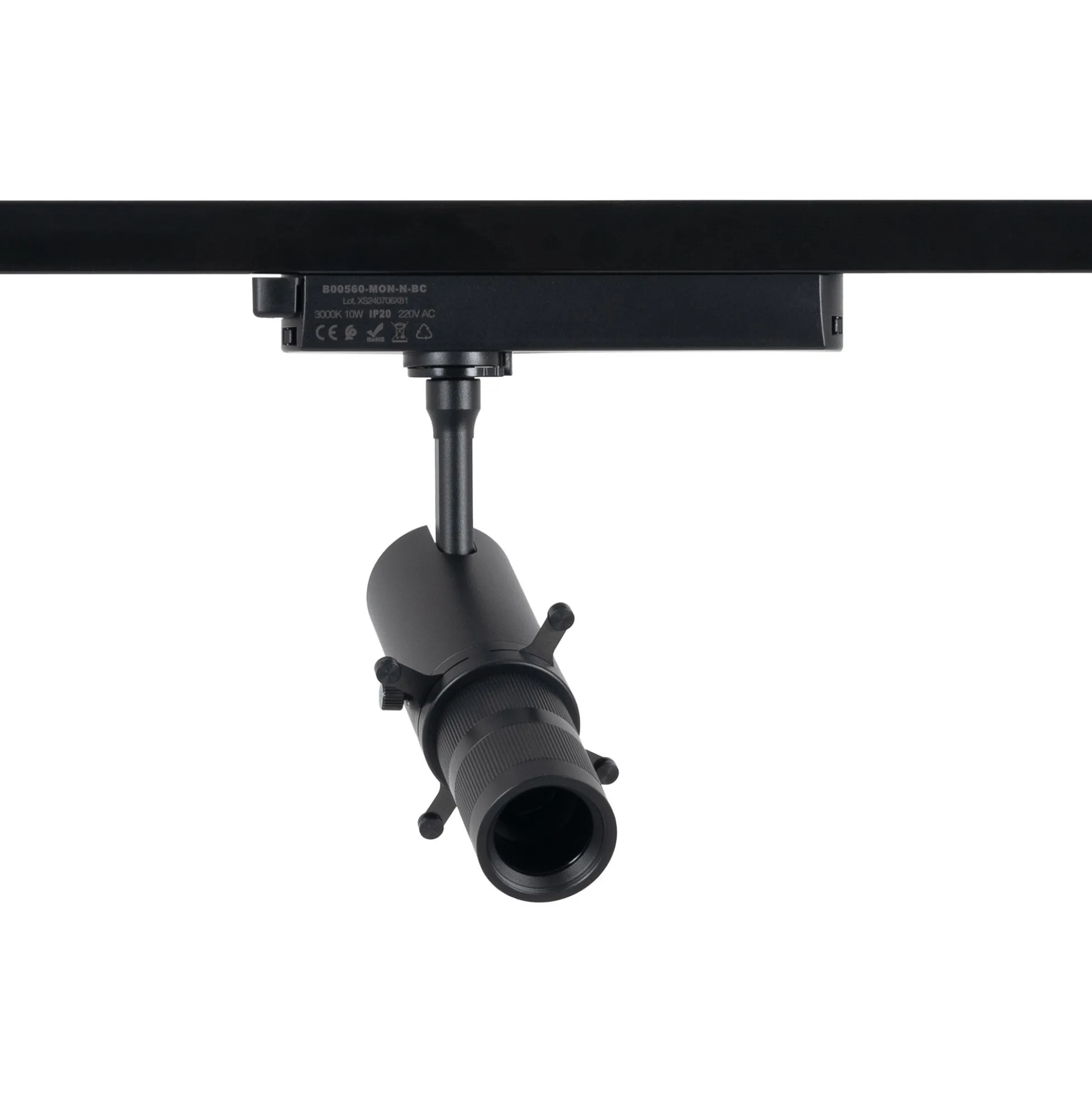Proyector shapeable para carril monofásico - 10W - 20º-35