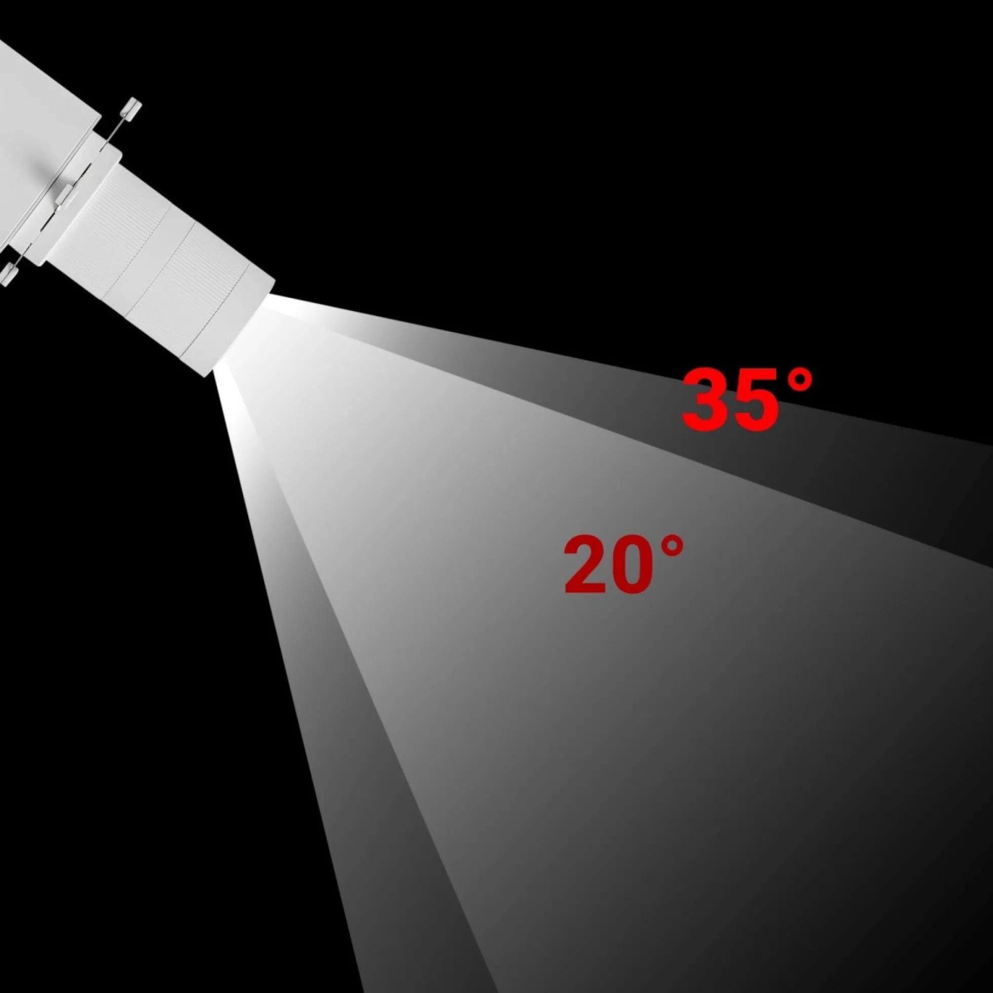 Proyector shapeable para carril magnético 48V - 20W - 20º-35º