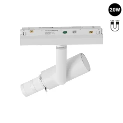 Proyector shapeable para carril magnético 48V - 20W - 20º-35º