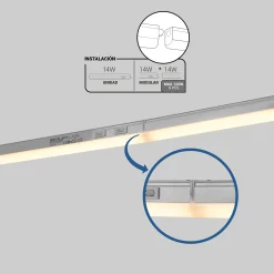 Regleta LED bajo mueble T5 - 14W - CCT - 120 cm - Opal