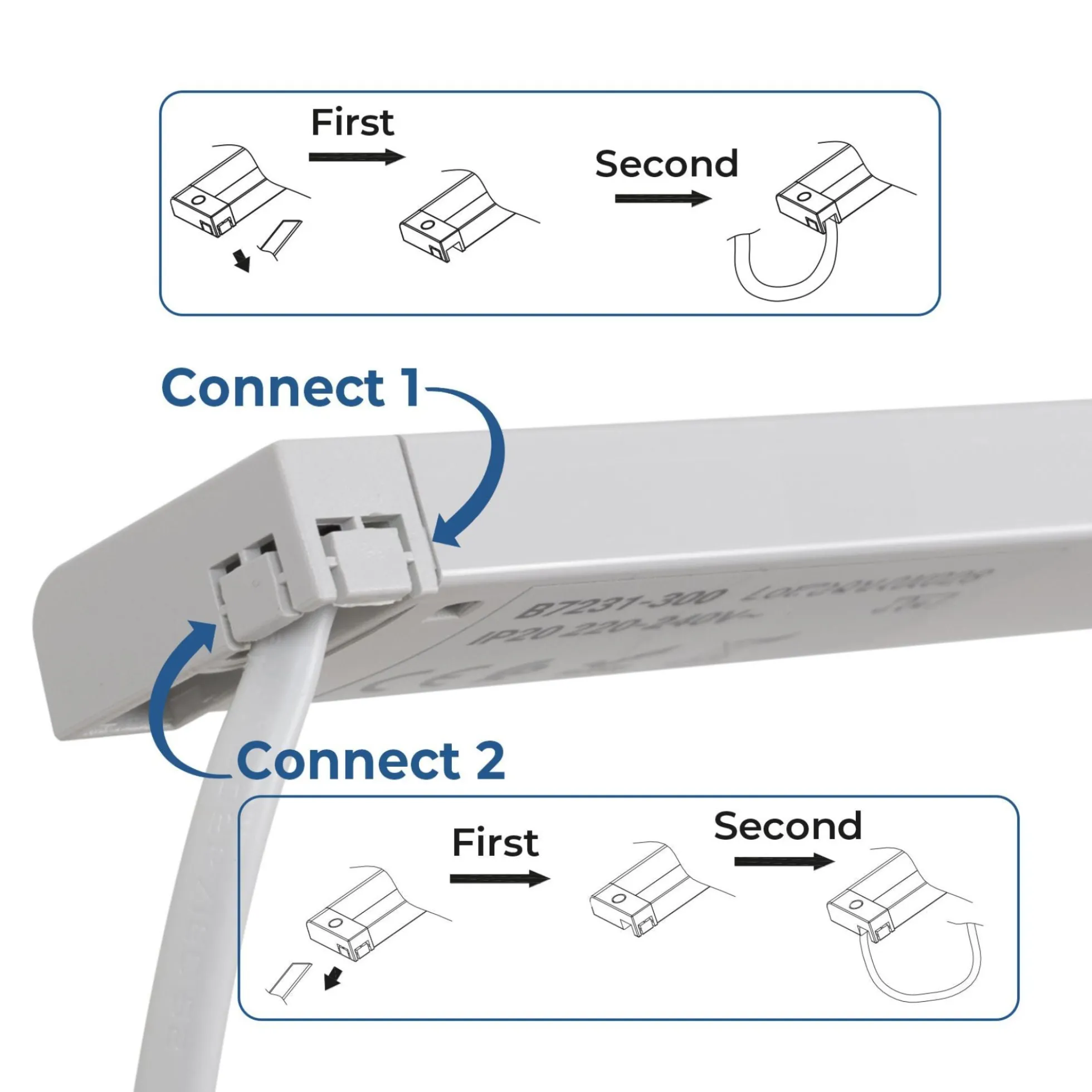 Regleta LED bajo mueble 8W - CCT - Con sensor - 60cm