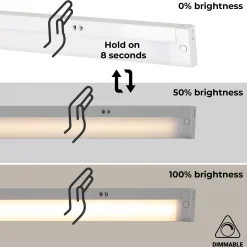 Regleta LED bajo mueble 4W - CCT - Con sensor IR - 30cm