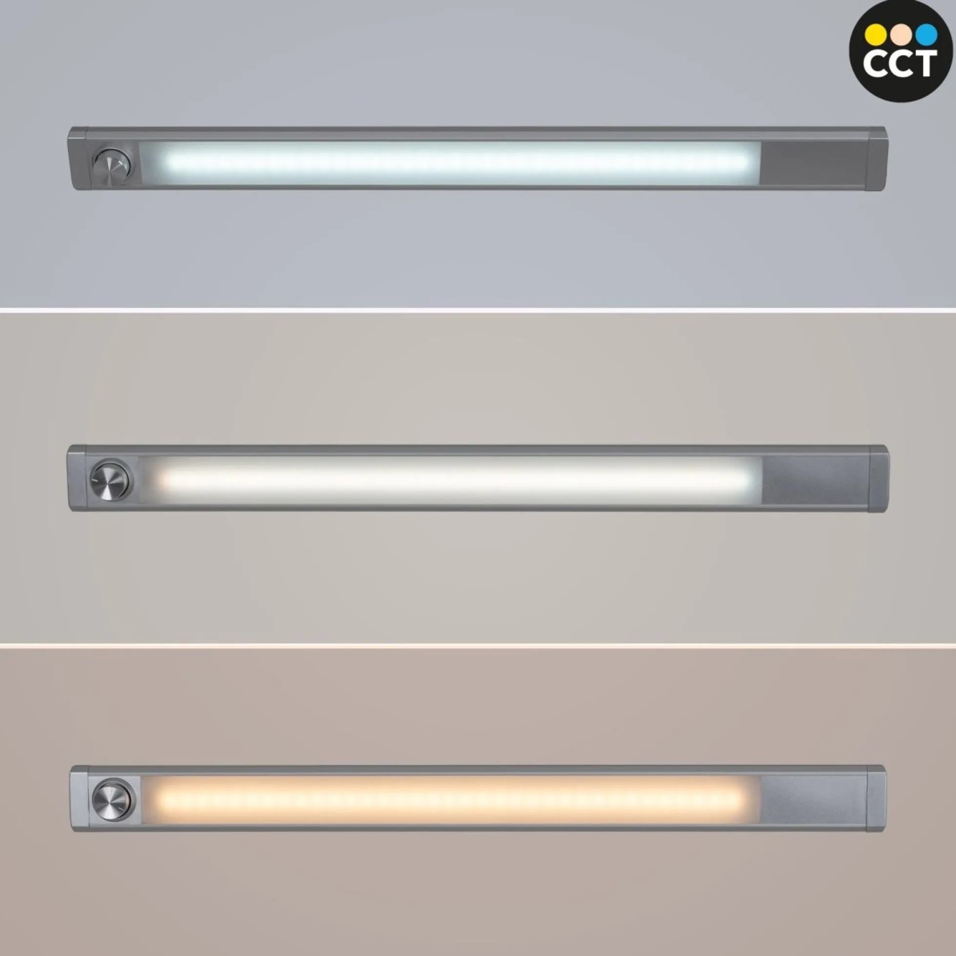 Regleta LED bajo mueble - 8W - CCT - Intensidad regulable - 60cm