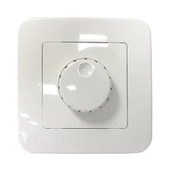 Regulador rotativo 200W 230V empotrable y marco embellecedor