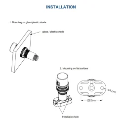 Sensor de luz fotoeléctrico Crepuscular 360º de superficie o empotrar - Regulación 1-10V-DC