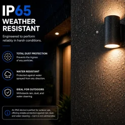 Sensor de movimiento PIR - Superficie - 120°/ 360° - 400W - IP65