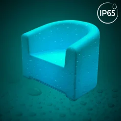 Sillón luminoso LED RGBW - 16W - Recargable
