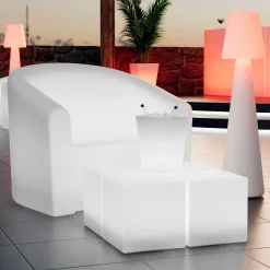 Sillón luminoso LED RGBW - 16W - Recargable
