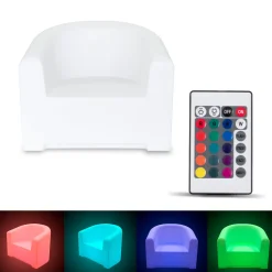 Sillón luminoso LED RGBW - 16W - Recargable