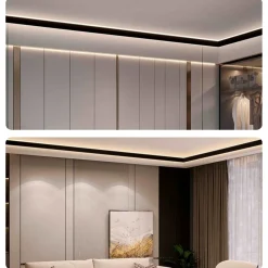 Tapa para perfil de esquina para tira LED doble - Ref. BPERFALP191