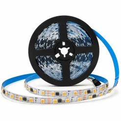 Tira de LED inteligente IC 12V DC - 14,4W/m - IP20 - 60 LED/m - Ancho 10mm - 5 metros