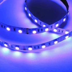 Tira de LED 12V-DC 72W 10mm multicolor RGB IP20 (SMD5050 60ch/m) Rollo 5 metros