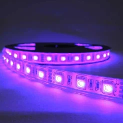 Tira de LED 12V-DC 72W 10mm multicolor RGB IP67 (SMD5050 60ch/m) Rollo 5 metros