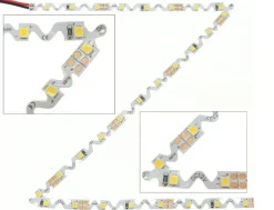 Tira de LED 12V-DC 30W 6mm Zig Zag IP20 (SMD2835 60ch/m) Rollo 5 metros