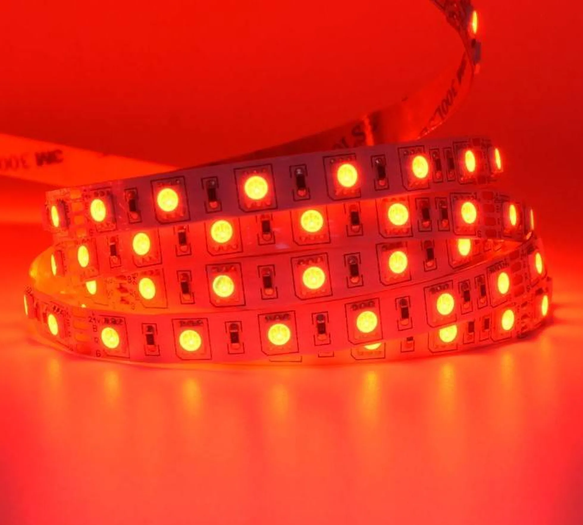 Tira de LED 24V-DC 72W multicolor RGB IP20 Rollo 5 metros