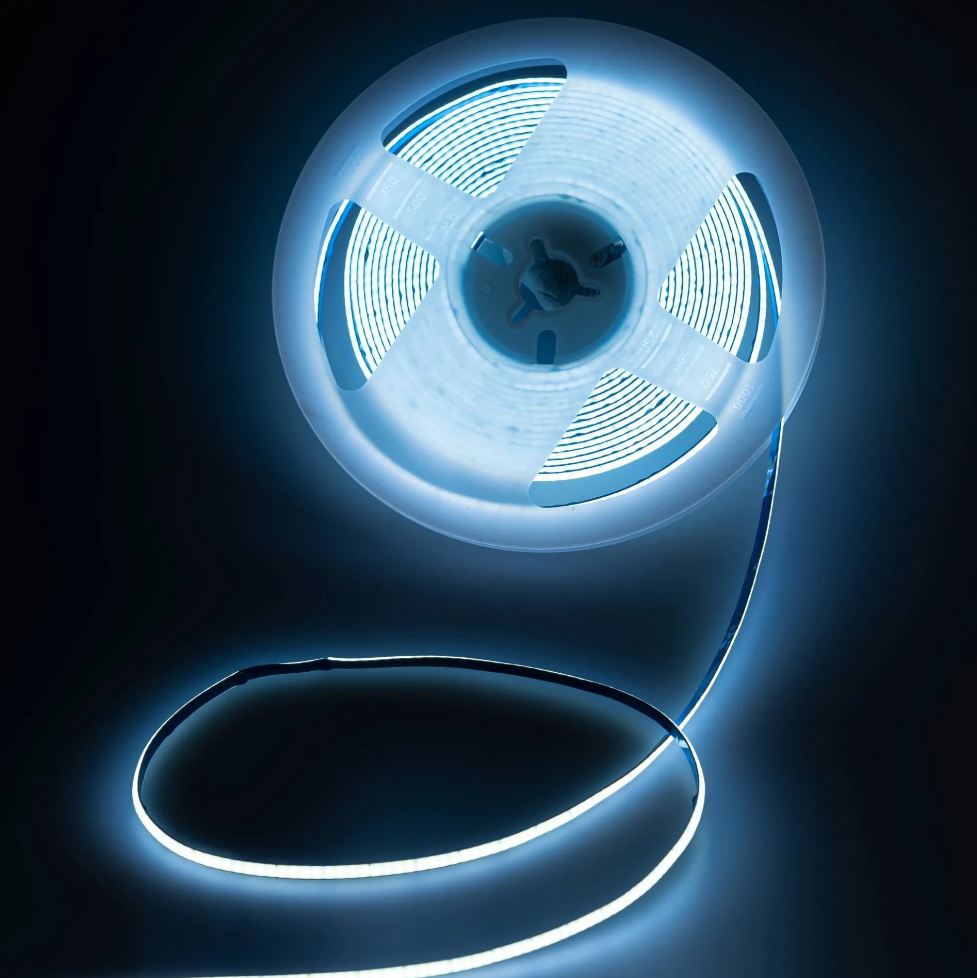Tira LED COB monocolor - 24V DC - 8W/m - 3mm - 400 LED/m - IP20 - 5 metros