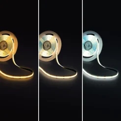 Tira LED COB 24V DC - CCT - 14W/m - 10mm - IP20 - Rollo de 5 metros - Corte cada 26mm