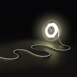 Tira LED COB 24V DC monocolor - Emisión lateral - 9W/m - 8mm - IP20 - Corte c/ 3cm - Rollo de 5 metros
