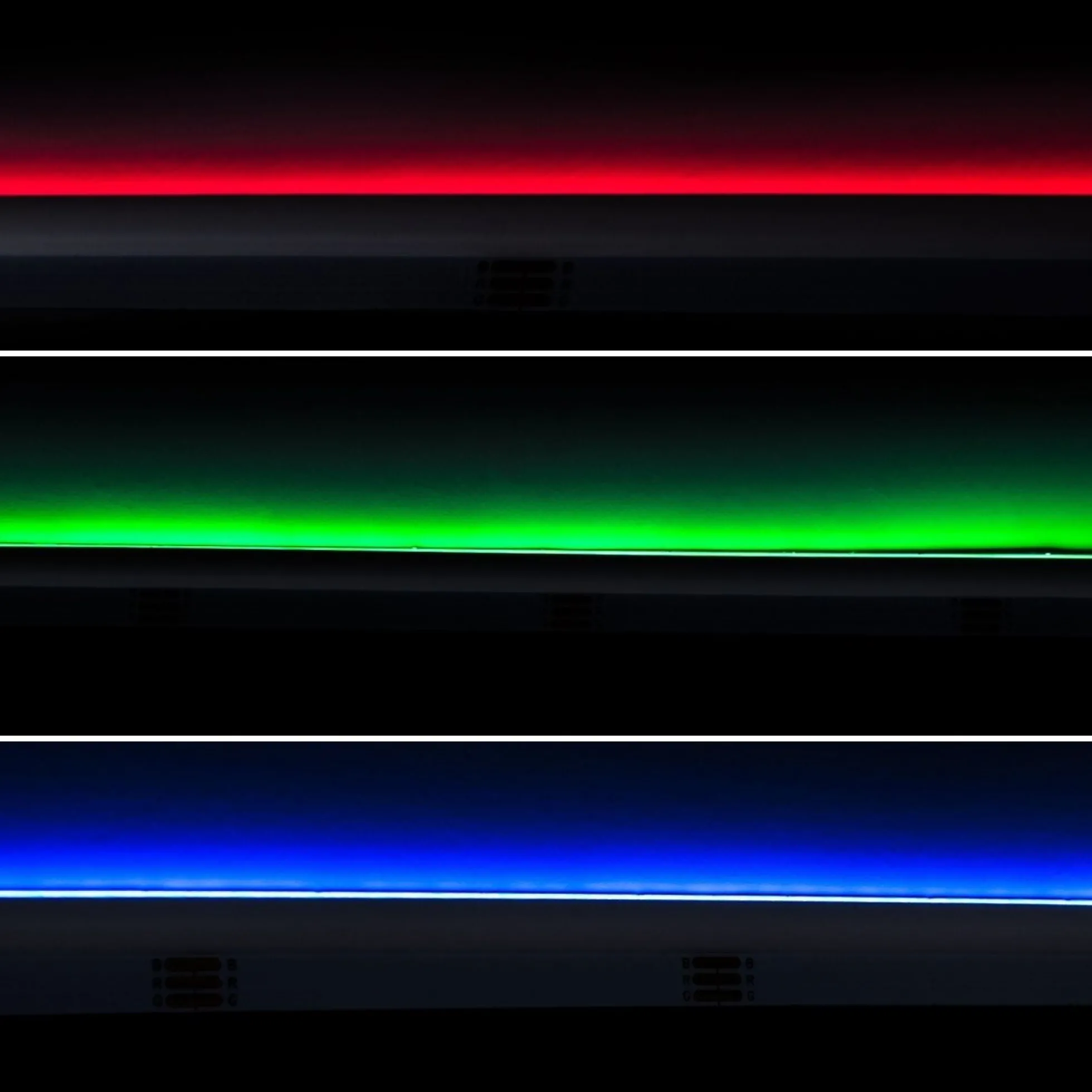 Tira LED COB 24V DC RGB - Emisión lateral - 12W/m - 10mm - IP20 - Corte c/ 5cm - Rollo de 5 metros