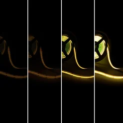 Tira LED COB 24V DC - RGBWW - 19W/m - 12mm - IP20 - Rollo de 5 metros - Corte 33mm