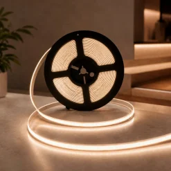 Tira LED COB 24V DC - 12W/m - 10mm - IP20 - Rollo de 10 metros - Corte cada 5cm