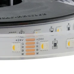 Tira LED estanca RGBWW - 19W/m - 24V - 60 LED/M - IP67 - 5m