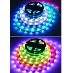 Tira LED inteligente IC RGB 12V DC - 14,4 W/m - IP20 -  60 LED/m - Ancho 10mm - 5 metros