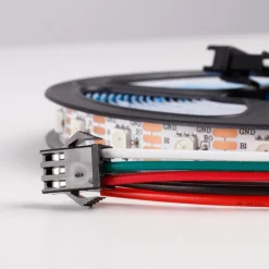 Tira LED inteligente IC RGB 12V DC - 14,4 W/m -IP20 - 60 LED/m - Ancho 10mm - 5 metros