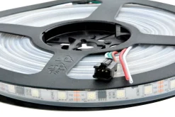 Tira LED inteligente IC RGB 12V DC - 14,4 W/m - IP65 - 60 LED/m - Ancho 10mm - 5 metros
