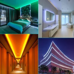 Tira LED inteligente IC RGB 5V DC - 14,4W/m - IP20 - 60 LED/m - Ancho 10mm - 5 metros