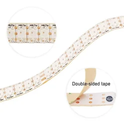 Tira LED inteligente IC RGB 5V DC - IP20 - 21,6W/m - 144 LED/m - Ancho 12mm - 2 metros